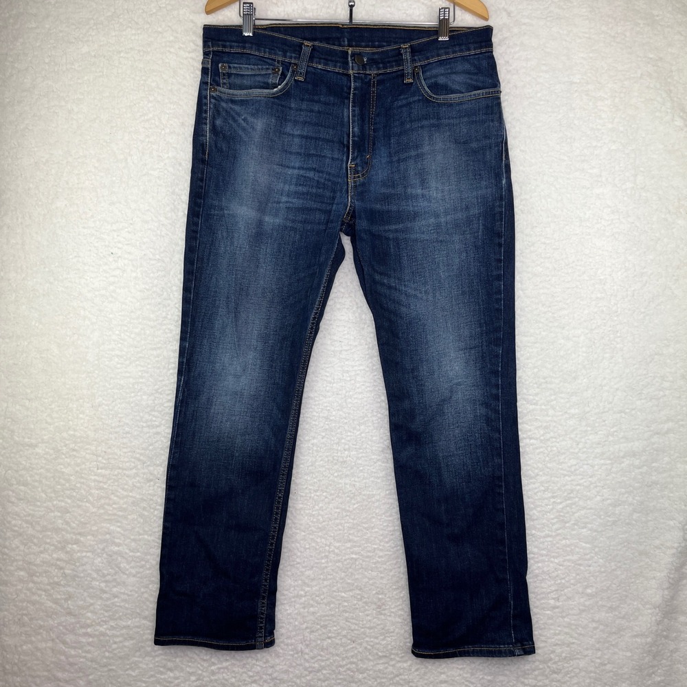 Levis 511 Slim Fit Jeans Mens 36x29 Dark Wash Denim Pants 04511-1907